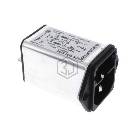 4301.5204 - SCHURTER Inc. - Power Entry Connectors - Inlets, Outlets, Modules