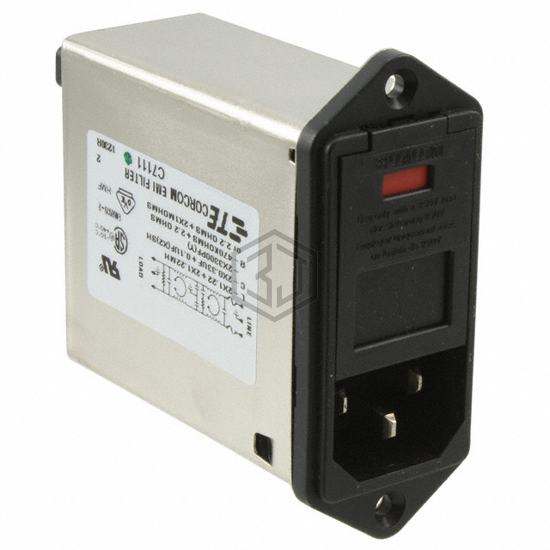 PM000DM6E - TE Connectivity Corcom Filters - Power Entry Connectors - Inlets, Outlets, Modules