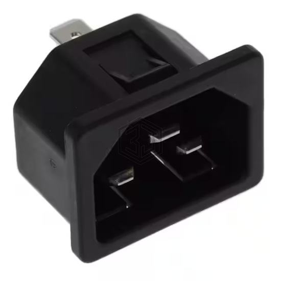 6173.0022 - SCHURTER Inc. - Power Entry Connectors - Inlets, Outlets, Modules