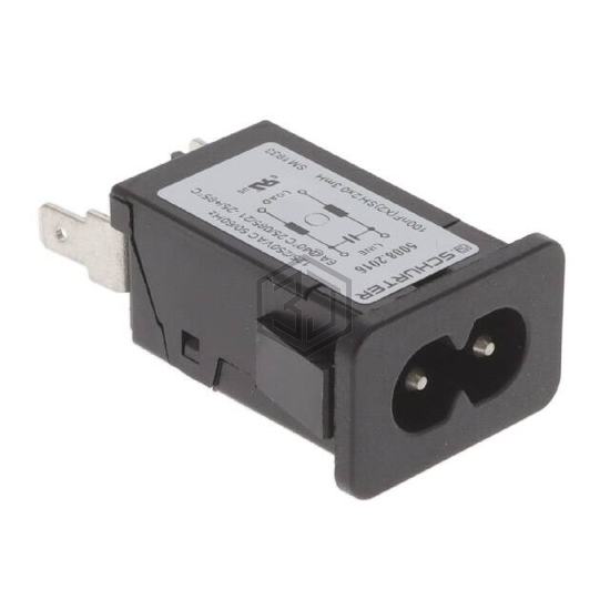 5008.2016 - SCHURTER Inc. - Power Entry Connectors - Inlets, Outlets, Modules