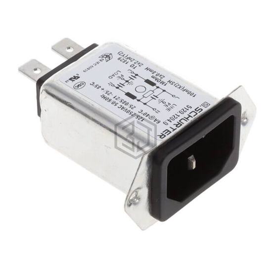 5120.1204.0 - SCHURTER Inc. - Power Entry Connectors - Inlets, Outlets, Modules