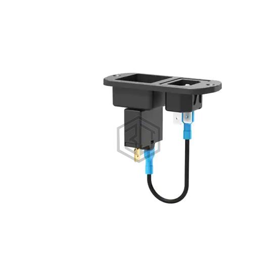 1658-G21-00-P10-D01-XR38-D040011M-10A - E-T-A - Power Entry Connectors - Inlets, Outlets, Modules