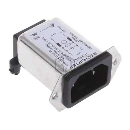 5120.5376.1 - SCHURTER Inc. - Power Entry Connectors - Inlets, Outlets, Modules