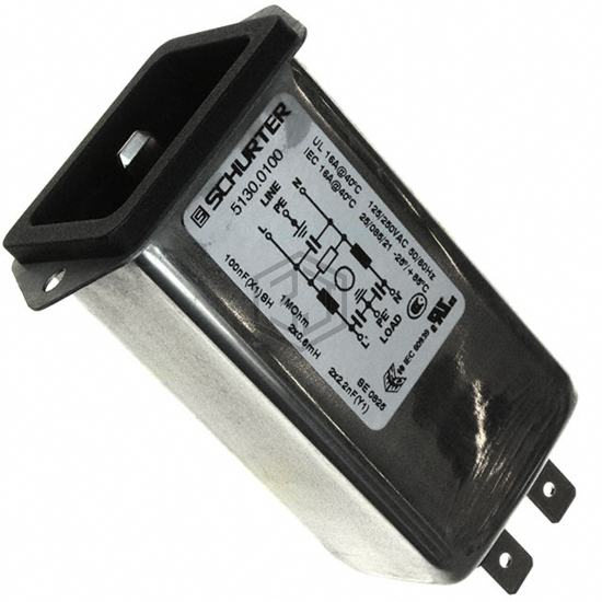5130.0100 - SCHURTER Inc. - Power Entry Connectors - Inlets, Outlets, Modules