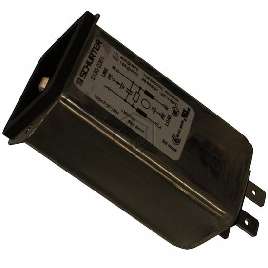 5130.0301 - SCHURTER Inc. - Power Entry Connectors - Inlets, Outlets, Modules