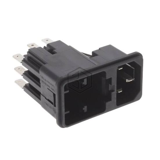 KE10.6100.107 - SCHURTER Inc. - Power Entry Connectors - Inlets, Outlets, Modules