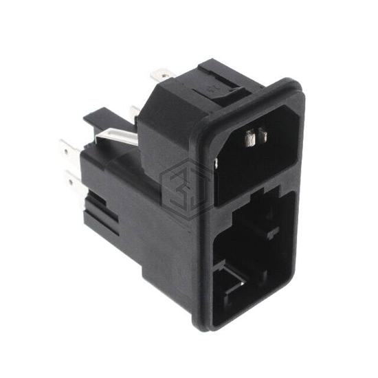 KE10.6100.109 - SCHURTER Inc. - Power Entry Connectors - Inlets, Outlets, Modules