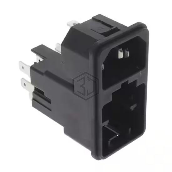 KE10.2100.109 - SCHURTER Inc. - Power Entry Connectors - Inlets, Outlets, Modules