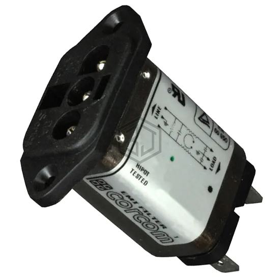 6609075-8 - TE Connectivity Corcom Filters - Power Entry Connectors - Inlets, Outlets, Modules