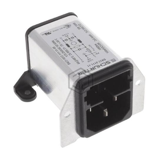 DA22.8111.11 - SCHURTER Inc. - Power Entry Connectors - Inlets, Outlets, Modules