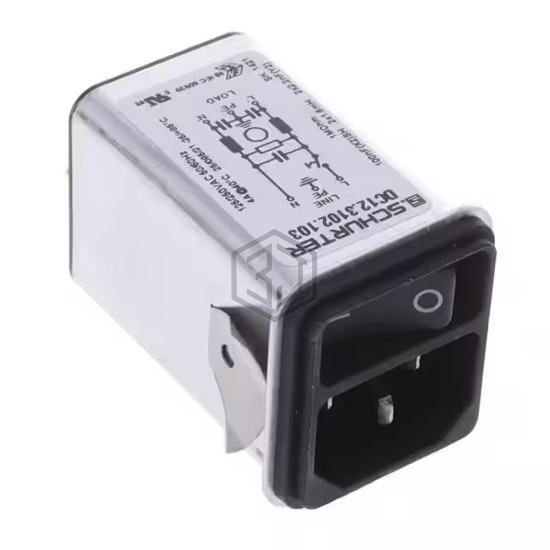 DC12.3102.103 - SCHURTER Inc. - Power Entry Connectors - Inlets, Outlets, Modules