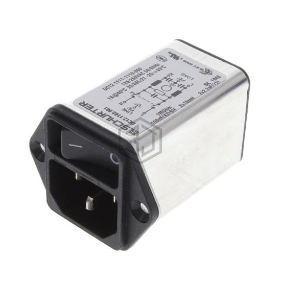 DC12.1102.001 - SCHURTER Inc. - Power Entry Connectors - Inlets, Outlets, Modules