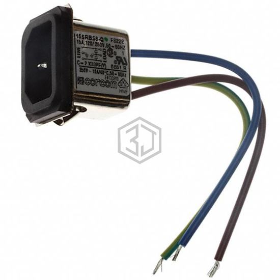 2-6609987-8 - TE Connectivity Corcom Filters - Power Entry Connectors - Inlets, Outlets, Modules