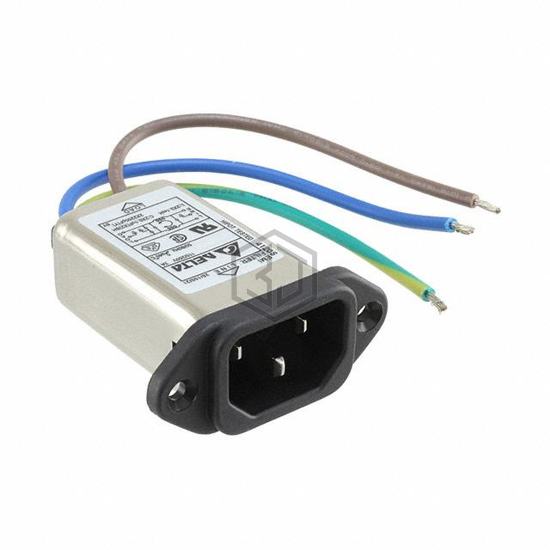03GKEW3E - Delta Electronics - Power Entry Connectors - Inlets, Outlets, Modules