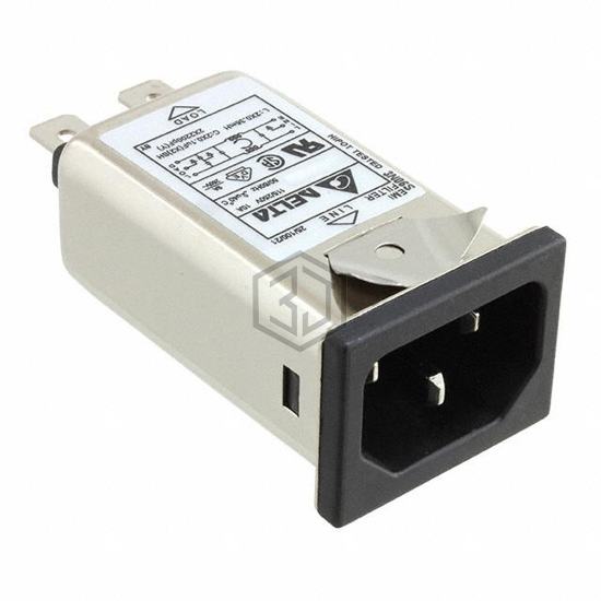 10GKNG3E - Delta Electronics - Power Entry Connectors - Inlets, Outlets, Modules