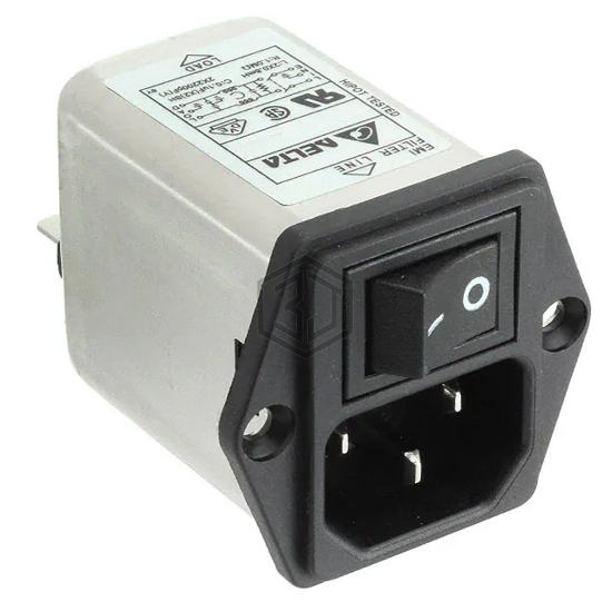03BEEG3G - Delta Electronics - Power Entry Connectors - Inlets, Outlets, Modules
