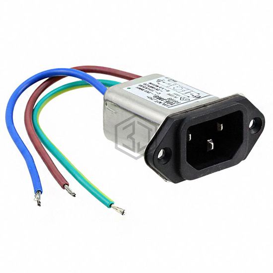 1-6609985-6 - TE Connectivity Corcom Filters - Power Entry Connectors - Inlets, Outlets, Modules