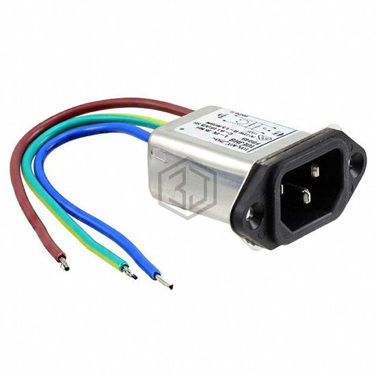 3-6609008-1 - TE Connectivity Corcom Filters - Power Entry Connectors - Inlets, Outlets, Modules