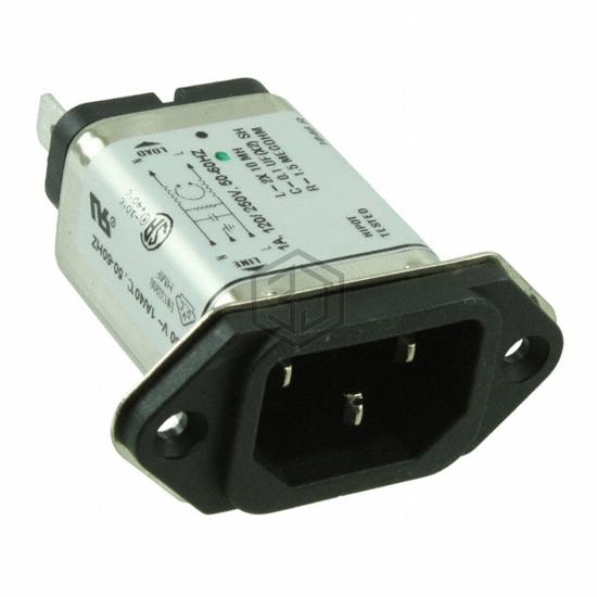 6609008-1 - TE Connectivity Corcom Filters - Power Entry Connectors - Inlets, Outlets, Modules