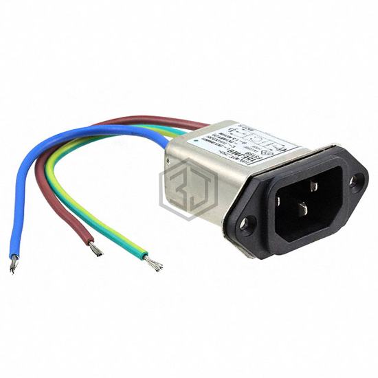 1-6609985-7 - TE Connectivity Corcom Filters - Power Entry Connectors - Inlets, Outlets, Modules