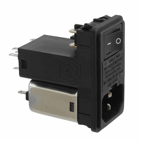 06NB3 - Delta Electronics - Power Entry Connectors - Inlets, Outlets, Modules