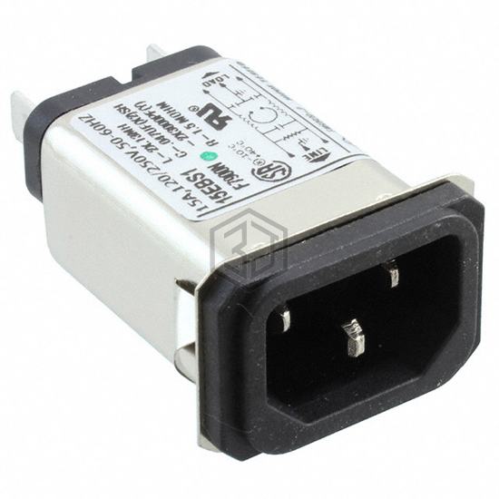 1-6609005-5 - TE Connectivity Corcom Filters - Power Entry Connectors - Inlets, Outlets, Modules
