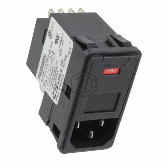 PS00SSS60 - TE Connectivity Corcom Filters - Power Entry Connectors - Inlets, Outlets, Modules