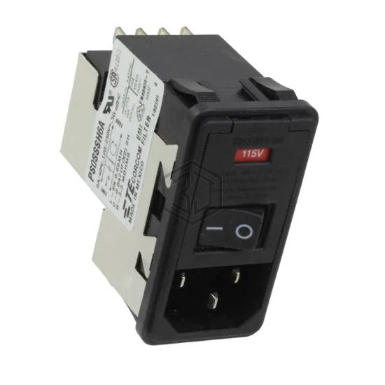 1-6609106-5 - TE Connectivity Corcom Filters - Power Entry Connectors - Inlets, Outlets, Modules