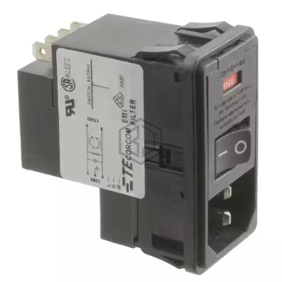 1-6609106-3 - TE Connectivity Corcom Filters - Power Entry Connectors - Inlets, Outlets, Modules