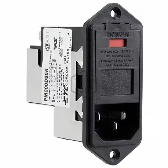 2-6609942-9 - TE Connectivity Corcom Filters - Power Entry Connectors - Inlets, Outlets, Modules