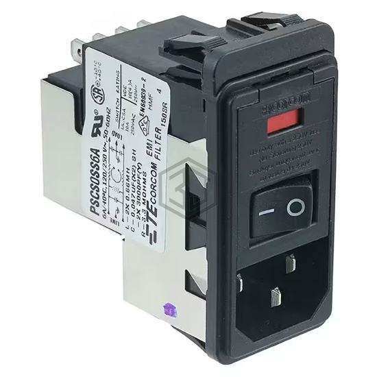 5-6609107-0 - TE Connectivity Corcom Filters - Power Entry Connectors - Inlets, Outlets, Modules