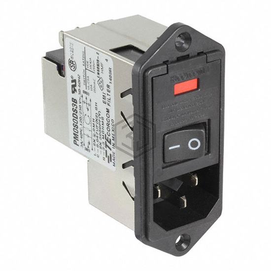 8-6609940-3 - TE Connectivity Corcom Filters - Power Entry Connectors - Inlets, Outlets, Modules