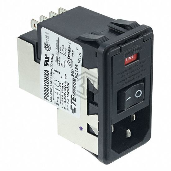 3-6609106-9 - TE Connectivity Corcom Filters - Power Entry Connectors - Inlets, Outlets, Modules