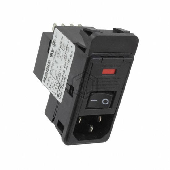 PSJS0DH30 - TE Connectivity Corcom Filters - Power Entry Connectors - Inlets, Outlets, Modules
