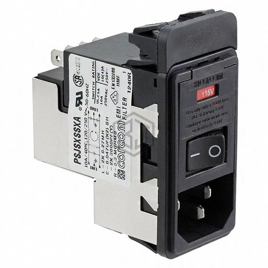 2-6609946-7 - TE Connectivity Corcom Filters - Power Entry Connectors - Inlets, Outlets, Modules