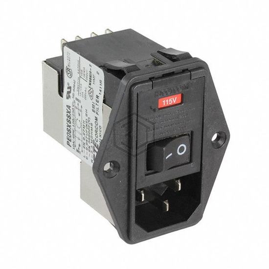 3-6609929-2 - TE Connectivity Corcom Filters - Power Entry Connectors - Inlets, Outlets, Modules