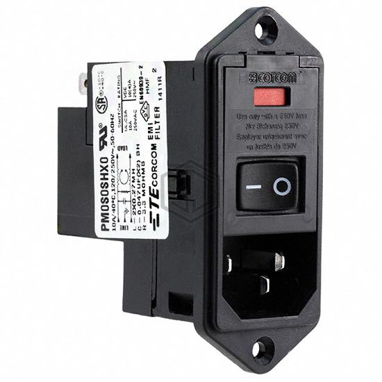 9-6609940-2 - TE Connectivity Corcom Filters - Power Entry Connectors - Inlets, Outlets, Modules