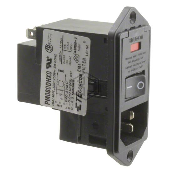 7-6609940-0 - TE Connectivity Corcom Filters - Power Entry Connectors - Inlets, Outlets, Modules