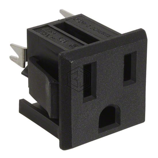 4300.0702 - SCHURTER Inc. - Power Entry Connectors - Inlets, Outlets, Modules