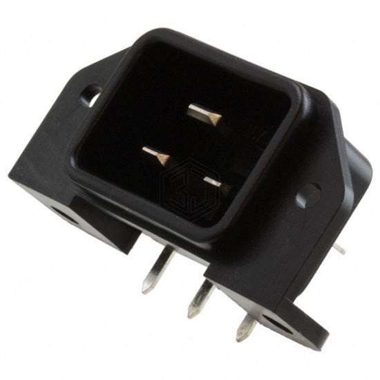 6163.0018 - SCHURTER Inc. - Power Entry Connectors - Inlets, Outlets, Modules