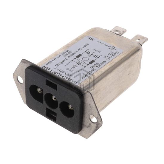 5003.0311.1 - SCHURTER Inc. - Power Entry Connectors - Inlets, Outlets, Modules