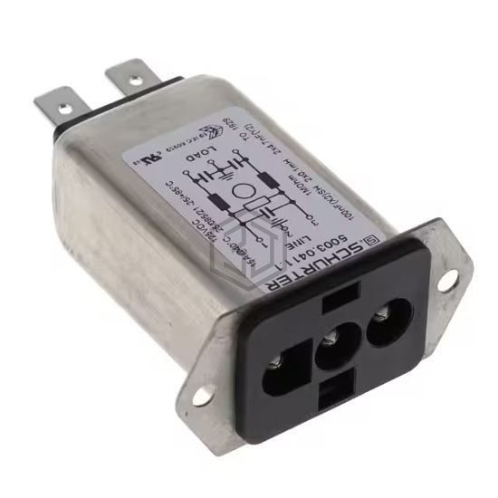 5003.0411.1 - SCHURTER Inc. - Power Entry Connectors - Inlets, Outlets, Modules