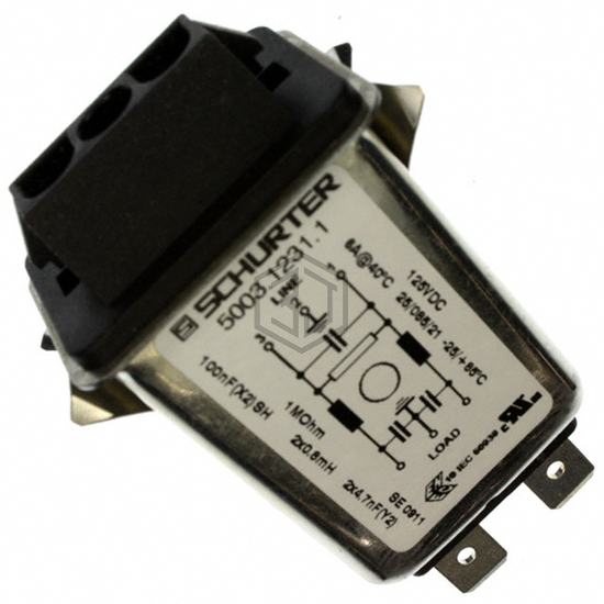 5003.1231.1 - SCHURTER Inc. - Power Entry Connectors - Inlets, Outlets, Modules