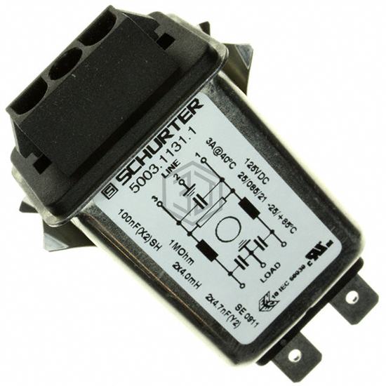 5003.1131.1 - SCHURTER Inc. - Power Entry Connectors - Inlets, Outlets, Modules