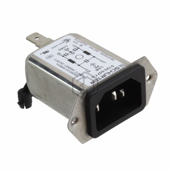 5120.5077.0 - SCHURTER Inc. - Power Entry Connectors - Inlets, Outlets, Modules