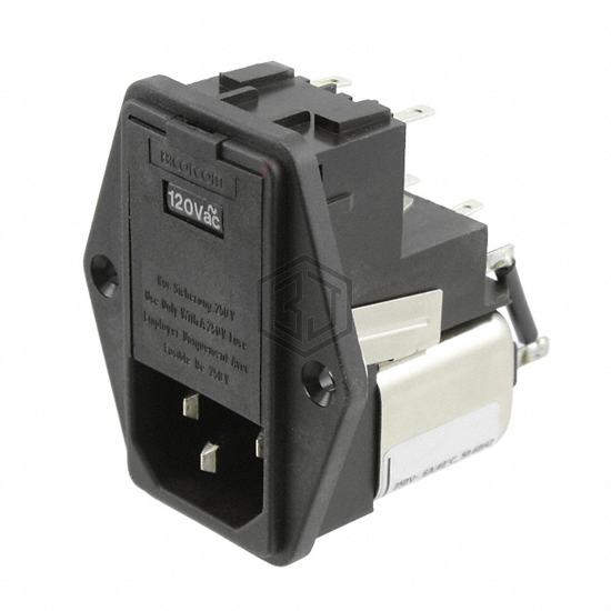 6609123-5 - TE Connectivity Corcom Filters - Power Entry Connectors - Inlets, Outlets, Modules