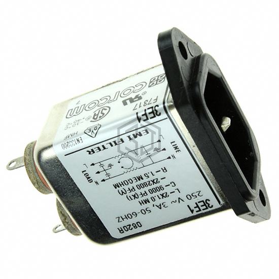 6609014-5 - TE Connectivity Corcom Filters - Power Entry Connectors - Inlets, Outlets, Modules