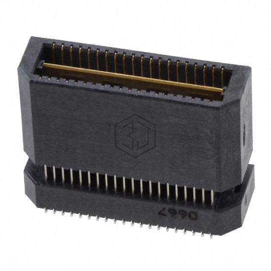 QTE-020-04-F-D-A - Samtec Inc. - Rectangular Connectors - Arrays, Edge Type, Mezzanine (Board to Board)