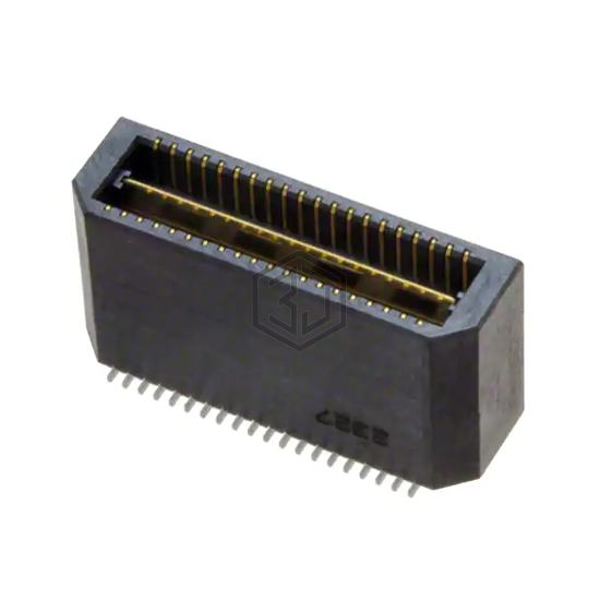 QTE-020-03-F-D-A - Samtec Inc. - Rectangular Connectors - Arrays, Edge Type, Mezzanine (Board to Board)