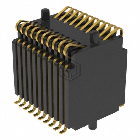 FSI-110-10-L-D-AD - Samtec Inc. - Rectangular Connectors - Arrays, Edge Type, Mezzanine (Board to Board)